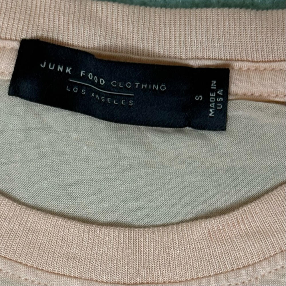 Junk Food Clothing Joshua Tree Logo Sleeveless Tee in Spanish Villa Sz S - Picture 7 of 10